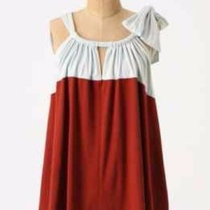 Red & Blue Anthro Pilcro “Diverse Density" tank XS